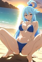 aqua (konosuba) from kono subarashii sekai ni shukufuku wo! by duderu vanilla