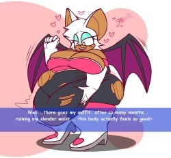 rouge the bat from sega by thatsamistake
