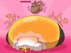 bbw big_ass big_breasts braixen breasts bubble_butt cleavage female furry huge_ass huge_breasts hyper_ass inflation lifelinelemons lopunny nintendo overweight pokemon pokemon_(species) ssbbw tagme thick_thighs weight_gain wide_hips