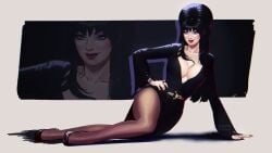 aunt morgana talbot from elvira: mistress of the dark by pepedraws