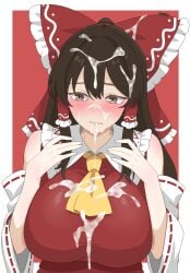 hakurei reimu from touhou by txlyre