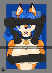 carmelita fox from sly cooper (series) by insane lizard vel
