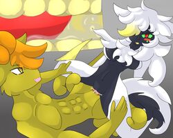 arceus cowgirl_position cum cum_inside cum_on_body duo female internal legendary_pokemon male nintendo pokeality_love pokemon pokemon_(species) shiny_pokemon shiny_vulpix straight video_games vulpix x-ray