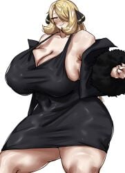 cynthia (pokemon) from game freak by omikami