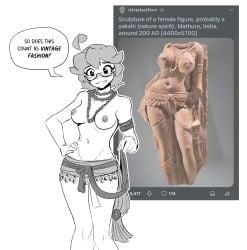 eclair (spicymancer) from yakshi figure sculpture by spicymancer