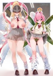 angewomon from digimon by cheesoart