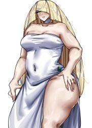lusamine (pokemon) from game freak by omikami