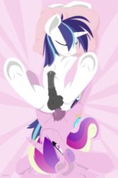 anal anal_sex animal_genitalia closed_eyes cum cum_on_chest cutie_mark equine friendship_is_magic horn hoverrover male mammal my_little_pony penetration prince_tempo_(mlp) princess_cadance_(mlp) rule_63 shining_armor_(mlp) unicorn yaoi