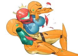 armored samus from metroid