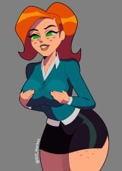 aged_up ben_10 ben_10_omniverse cartoon_network dio_morningstar fully_clothed gwen_tennyson gwen_tennyson_(omniverse) gwen_tennyson_(the_more_things_change) solo solo_female solo_focus tagme