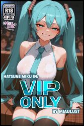 hatsune miku from vocaloid by miaulust