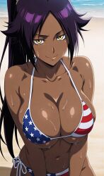 shihouin yoruichi from bleach