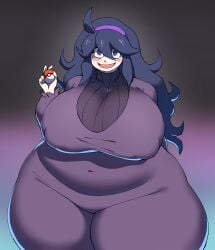 1girls bbw belly breasts fat female hex_maniac huge_breasts mralguienynadie nintendo pokemon thick_thighs thighs wide_hips