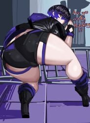 ass axred7 big_ass femboy from_behind huge_ass looking_back male reina_mishima rule_63 shorts tagme tekken tekken_8 thick_thighs trap