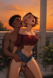 ai_generated dark-skinned_male indian indian_male interracial interracial_sex tagme
