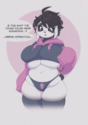 1female busty chubby female furry lunarclaws panda sexy thicc