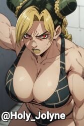 ai_garbage ai_generated big_breasts jojo's_bizarre_adventure jolyne_kujo possessed