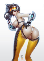 1girls 2d alternate_version_available blizzard_entertainment brunette cleavage curvy erect_nipples female freckles huge_areolae huge_ass huge_breasts overwatch paul_kwon puffy_nipples realistic short_hair thick_lips tracer uncensored voluptuous wide_hips zeronis