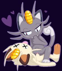 1boy 1girls alolan_meowth anthro cat_ears cat_tail furry meowth pokemon pokemon_(species) pokemon_sm pussy sex thanu vagina vaginal_penetration vaginal_penetration vaginal_sex