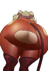 1girls ann_takamaki ass atlus big_ass blonde_hair blue_eyes breasts clothing dat_ass doublehero female hi_res hips huge_ass human large_breasts light-skinned_female light_skin long_hair pale_skin persona persona_5 phantom_thief_suit thick_thighs thighs twintails wide_hips