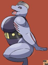 1girl machoke monster nintendo pokemon pokemon_(species)