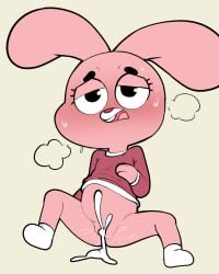 1girls 2025 after_sex after_vaginal anais_watterson anthro black_eyes blush bodily_fluids bodily_fluids_in_pussy bottomless bottomless_anthro bottomless_female breath buckteeth cartoon_network clothed clothing cub cum cum_from_pussy cum_in_pussy cum_inside cum_leaking cum_leaking_out_of_pussy digital_drawing_(artwork) digital_media_(artwork) eyelashes female floppy_ears furry furry_female genital_fluids half-closed_eyes itsunknownanon lagomorph leaking_cum leporid long_ears looking_pleasured mammal narrowed_eyes no_panties no_underwear open_mouth partially_clothed pink_body pink_clothing pink_shirt pink_skin pink_topwear rabbit rabbit_ears simple_background socks solo solo_female spread_legs spreading sweat teeth the_amazing_world_of_gumball topwear upper_teeth white_background white_clothing white_footwear white_socks young young_anthro young_female