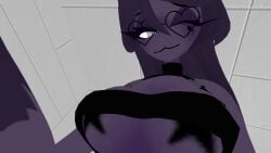almost_naked catgirl pasties purple_fur self_upload summer_(hazbin_hotel) tagme vrchat vrchat_avatar white_eyes winking_at_viewer