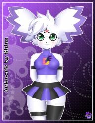 anthrofied culumon digimon digimon_(species) female shinn