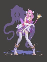 breasts defeated high_heels league_of_legends luxanna_crownguard magical_girl rape riot_games sex star_guardian_lux star_guardian_series tentacle tentacle_sex vel'koz wand