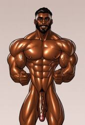 1boy abs ai_generated athletic_male balls beard big_arms big_muscles big_pecs big_penis black_hair brown_eyes bulging_biceps civitai completely_naked completely_nude completely_nude_male daddy dark-skinned_male dark_skin erection eye_contact facial_hair fit fit_male girthy_penis green_hair hazel_eyes huge_cock huge_muscles human hunk looking_at_viewer male male_only massive_cock massive_penis muscular_male naked naked_male nude nude_male oc original_character penis pubic_hair self_upload smile smile_at_viewer smiling smiling_at_viewer solo solo_focus solo_male straight valyrianprince11 veins veins_on_dick veiny_muscles veiny_penis