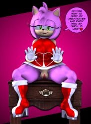 3d amy_rose inviting panties panties_removed sonic_(series) tagme theashsfm