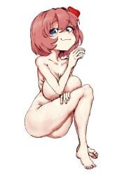 huge_breasts nude sayori_(doki_doki_literature_club) suiabest tagme thick_thighs