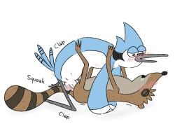 gay gay_sex mordecai_(regular_show) regular_show rigby_(regular_show)