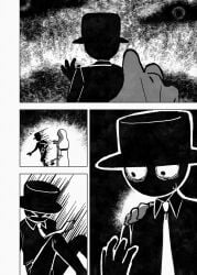 black_(sprunki) black_and_white comic_page incredibox_mod jevin_(sprunki) non_con sprunki tagme