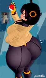 1girls 3d 3d_(artwork) ass big_ass black_hair bodysuit bottom_heavy bubble_butt clothing emma_(pokemon) fat_ass female female_only gilmintan gluteal_fold huge_ass jacket large_ass looking_at_viewer looking_back massive_ass matiere_(pokemon) matiere_(pokemon_legends:_z-a) png pokemon pokemon_legends:_z-a reference_image solo thick_ass thick_thighs thunder_thighs wide_hips