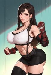ai_generated big_ass big_breasts big_butt big_lips big_thighs big_titties bimbo bimbo_lips bimbofication black_hair bubble_ass bubble_butt busty caked_up child_bearing_hips cleavage clothing curvaceous curvaceous_female curvaceous_figure curves curvy curvy_body curvy_female curvy_figure curvy_hips dat_ass earrings erect_nipples_under_clothes exposed_midriff fat_ass female female_focus female_only final_fantasy full_lips fully_clothed hourglass_figure huge_breasts logan_d long_hair looking_at_viewer paag skin_tight solo_female square_enix thick thick_thighs thighhighs tifa_lockhart voluptuous