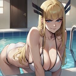 ai_generated bikini magik_(illyana_rasputin) marvel pool poolside swimming_pool