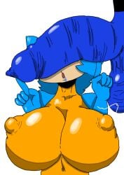 big_areola big_ass big_breasts big_legs big_penis blue_skin funkin_in_the_massacre_night funkin_in_the_massacre_night_d-sides scythe_tubbie_(slendytubbies) slendytubbies slendytubbies_3 slendytubbies_oc teletubbie teletubbies yellow_eyes yellow_suit zoe_(fitmn_d-sides)