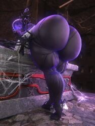 big_ass bubble_butt female huge_ass mag_(warframe) mag_heirloom_(warframe) qzk_forte tagme thick_thighs warframe wide_hips