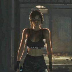 3d blacked_clothing female game_screenshot lara_croft lara_croft_(survivor) tomb_raider tomb_raider_reboot