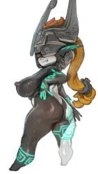 absurd_res anus armor ass big_butt blush female fused_shadow genitals hair headgear headgear_only headwear helmet helmet_only hi_res humanoid humanoid_pointy_ears imp midna nintendo not_furry nude orange_hair pointy_ears ponytail presenting presenting_hindquarters pussy rear_view short_stack smile solo the_legend_of_zelda thigh_gap twili twilight_princess wassnonnam wide_hips