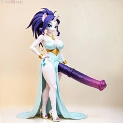 1futa ai_assisted ai_generated anime anime_style anthro big_penis clop high_heels horse_girl horse_penis horsecock horsecock_futanari my_little_pony rarity_(mlp)