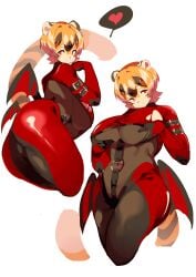 big_ass big_breasts breasts bubble_butt feline female furry huge_ass huge_breasts mx99926 thick_thighs tiger tiger_girl wide_hips