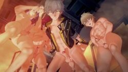 3d 5boys anal anal_sex animated animation caelus_(honkai:_star_rail) dan_heng gay gepard_(honkai:_star_rail) group group_masturbation group_sex hexmoriz honkai:_star_rail luka_(honkai:_star_rail) male_only masturbating_while_watching npc sampo_(honkai_star_rail) tagme taking_photo video watching yaoi