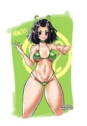 1girls bikini breasts female female_only mantis_(marvel) mantis_(marvel_rivals) marvel marvel_rivals tabletknight thick_thighs