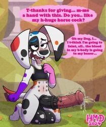 101_dalmatian_street 101_dalmatians 1anthro 1futanari 2024 alternate_version_at_source animal_genitals animal_penis anthro anthro_focus anthro_only anthro_solo anthrofied anthropomorphic arms artist_signature asking asking_a_question asking_viewer balls bare_stomach belly_button big_balls big_cock big_dick big_penis black_bra black_penis black_sports_bra black_spots blue_spots blush blushing_at_viewer boner breath breath_cloud canid canine canis clothed clothed_anthro clothed_female clothing cock complex_background crossed_eyes cub da_vinci_(101_dalmatians) dalmatian dialogue dick digital_drawing_(artwork) digital_media_(artwork) disney domestic_canine domestic_dog english_dialogue equine_penis erect_penis erected_penis erection exposed exposed_penis eyelashes eyes_crossed fangs final_part fluids futa_cub futa_focus futa_only futa_solo futanari genital_fluids genitals gynomorph gynomorph_focus hands hi_res high_resolution highres hmdkoba horny horny_female horsecock hot_breath huge_balls huge_cock implied_oral inkbunny intersex large_balls large_cock large_dick large_ears large_penis legs long_ears mammal motion_lines multi_nipple multicolored_body multicolored_fur nipples on_knees open_mouth open_smile orange_spots outside park part_4 paws penis penis_fluid public public_exposure public_nudity purple_spots red_spots saliva saliva_on_tongue shaded shading sitting_on_knees smile smiling solo sports_bra spots spotted_balls spotted_body spotted_fur squirt squirting stomach stomach_nipples tail talking talking_to_viewer thighs throbbing throbbing_penis tongue tongue_out veiny_penis white_body white_fur young young_female zoophilia