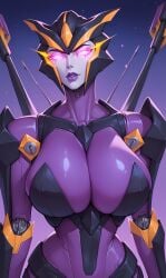 1girls ai_generated airachnid big_breasts bonnieaiart breasts high_resolution robot robot_girl solo_female tagme transformers transformers_prime