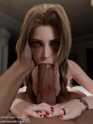 1boy 1boy1girl 1girls 3:4 3d 3d_animation aerith_gainsborough animated blender blowjob bracelet brown_hair cum_in_throat deepthroat dress eye_contact eyes_rolling_back fellatio final_fantasy green_eyes hand_on_face hand_on_head huge_cock light-skinned_female light-skinned_male light_skin lipstick lipstick_mark lipstick_on_penis longer_than_10_seconds loop looping_animation nythra3d oral oral_creampie oral_sex painted_fingernails painted_nails penis ruined_makeup running_mascara runny_makeup shorter_than_30_seconds sound sound_effects square_enix swallowing swallowing_cum tagme throatpie vertical_video video wedding_ring