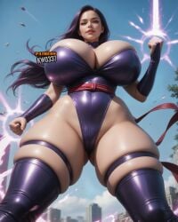 1female 1girls ai_generated big_breasts female kw0337 psylocke solo solo_female x-men