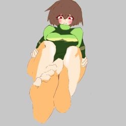 big big_ass big_breasts chara chara_(undertale) undertale undertale_(series)